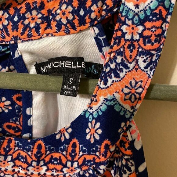 My Michelle Girls Size S floral Halter neck Romper - Picture 4 of 6